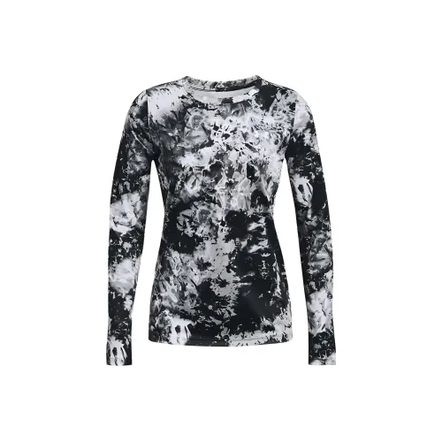 Under Armour Ua Velocity Printed Long Sleeve T-Shirt Women's Black