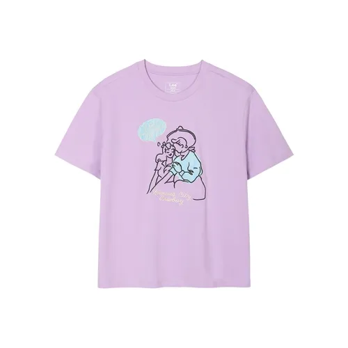 Lee T Shirts Women's Purple