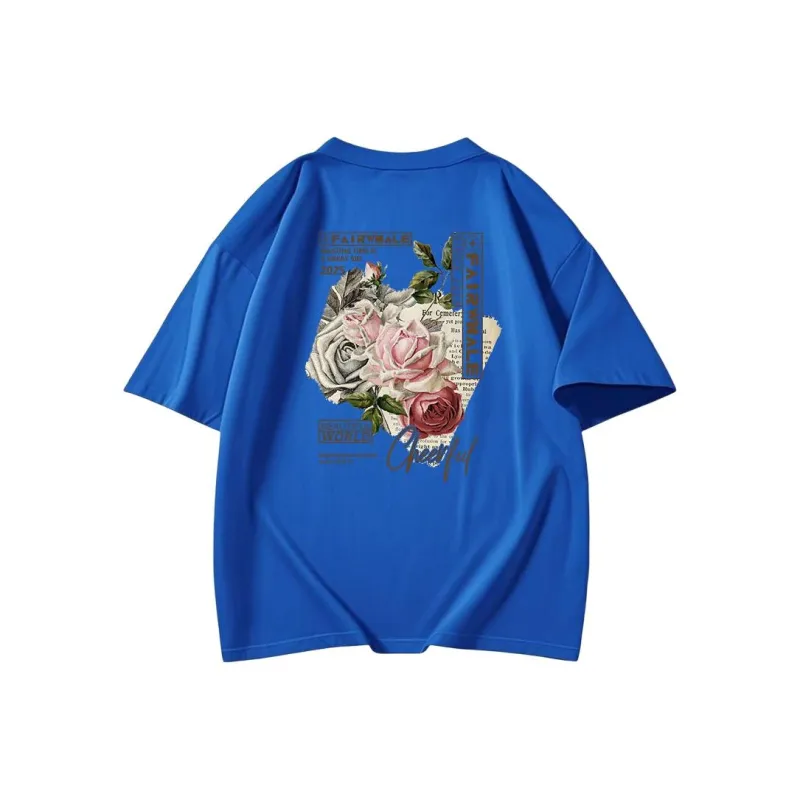 FAIRWHALE Drop Shoulder Sleeve T Shirt Unisex-20