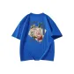 Klein Blue-T-Shirt-Newspaper Rose Small Back