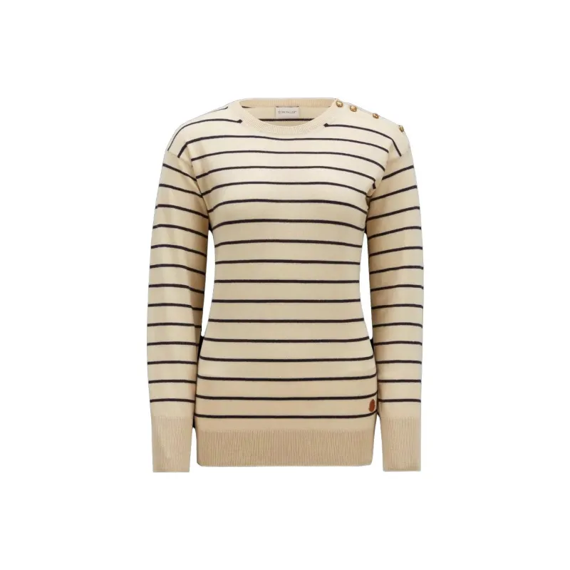 Moncler Striped Knitted Jumper-0