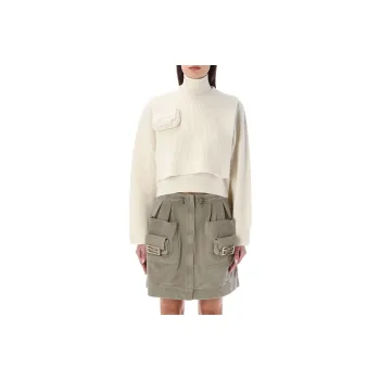 FENDI Pocket-detail Roll Neck Jumper