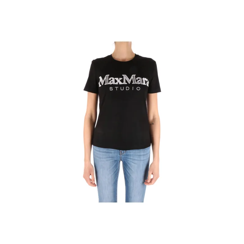 MaxMara Studio T Shirt Women's Black-0