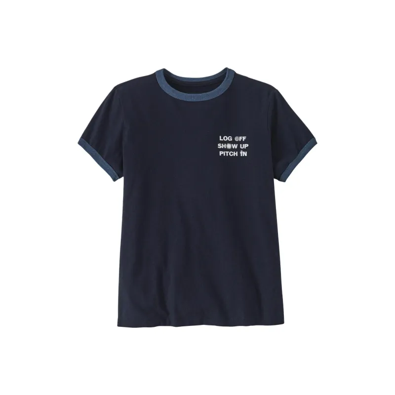 Patagonia Cta Ringer Responsibili Tee T Shirt Women's-3
