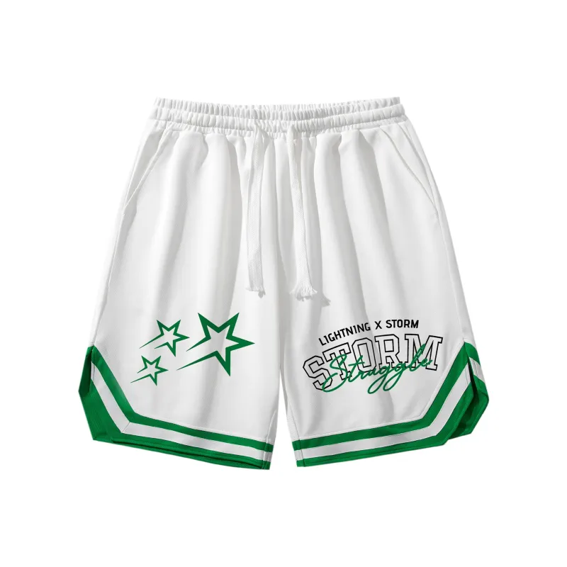 Lightning X Storm Basketball Shorts Unisex-0