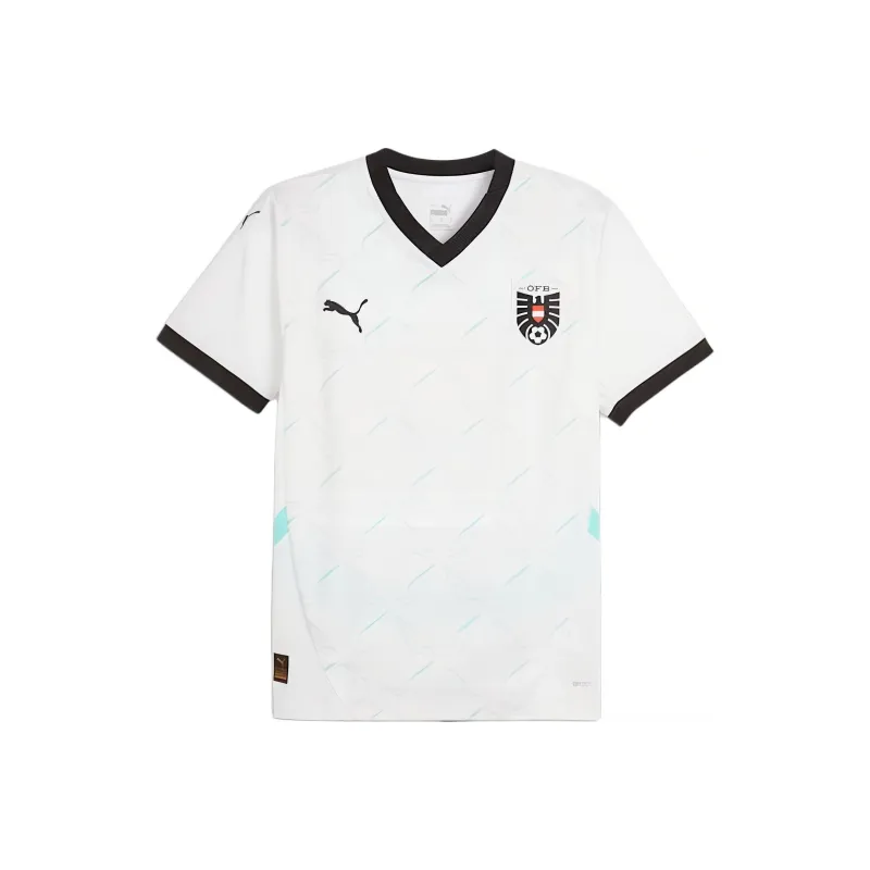 PUMA Austria 2024 Men's Replica Away Soccer Jersey Soccer Jerseys Men's White-0