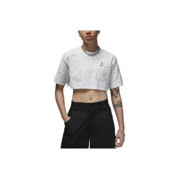 Jordan Crop Tops Women's White