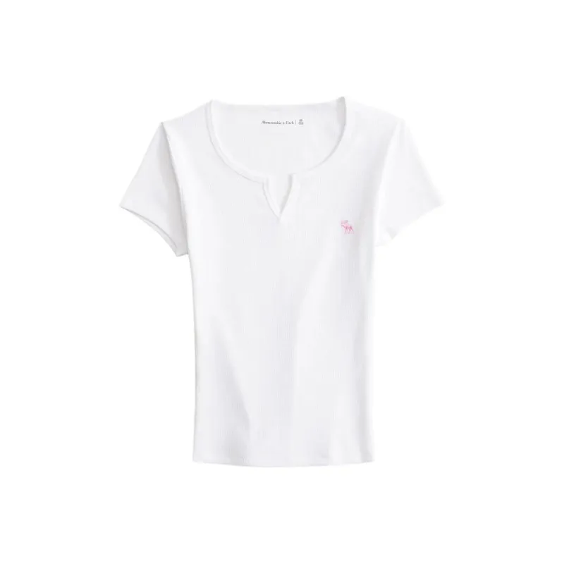 Abercrombie＆Fitch T Shirt Women's White-0