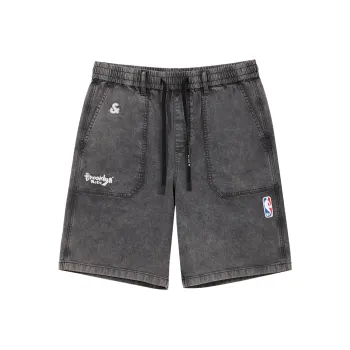 JACK&JONES Sports Shorts Men Black Sand Color E44
