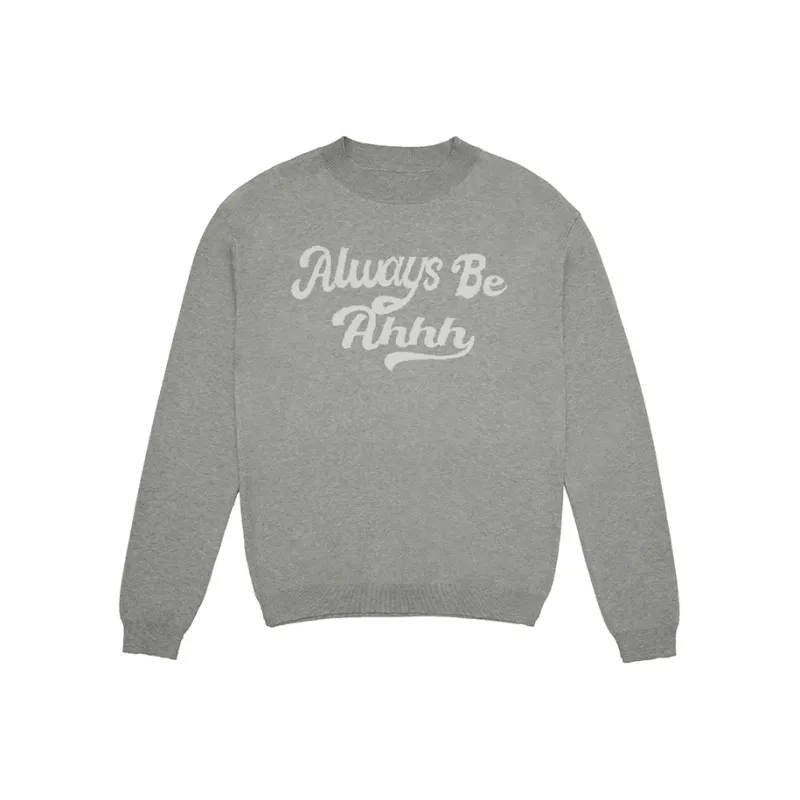 Ahhhing Loose Fit Sweater Unisex-4