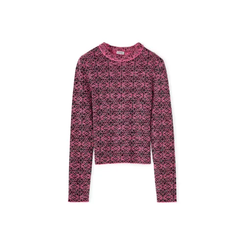 LOEWE Anagram Sweater 'Pink/Black'
