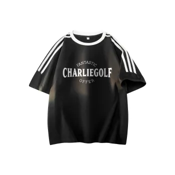 CHARLIE GOLF T Shirt Unisex Black
