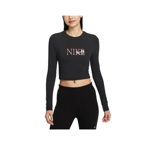 Nike Clothing Crop Tops Women's Black