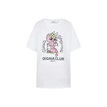 DEGAIA Drop Shoulder Sleeve T Shirt Women's