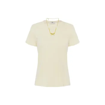 Elisabetta Franchi T Shirt Women's Lemon