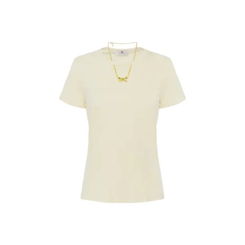 Elisabetta Franchi T Shirt Women's Lemon