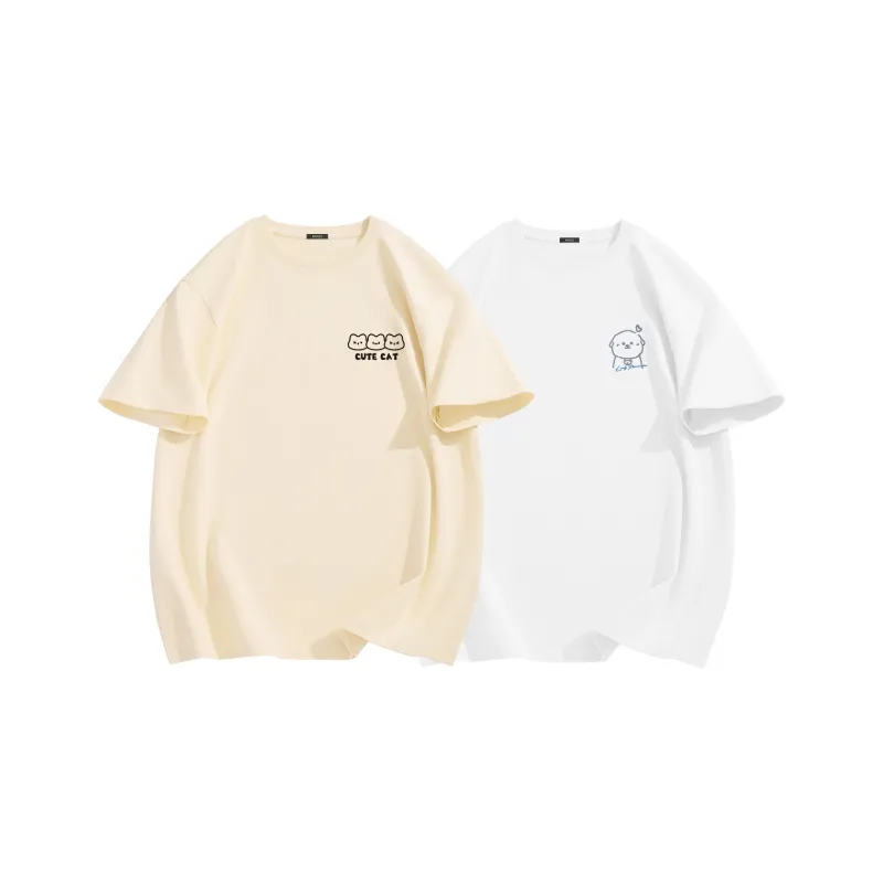MINISO T Shirt Women's 2 Pack Summer-16