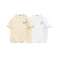 Milk White (Simple Line Drawing Chest Logo)+White (Signature Puppy Chest Logo)