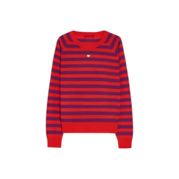 MAX&Co. Sweater Women's Red Blue Multicolor