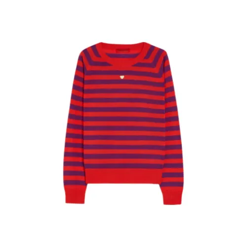 MAX&Co. sweater Knit Women's Red Blue Multicolor