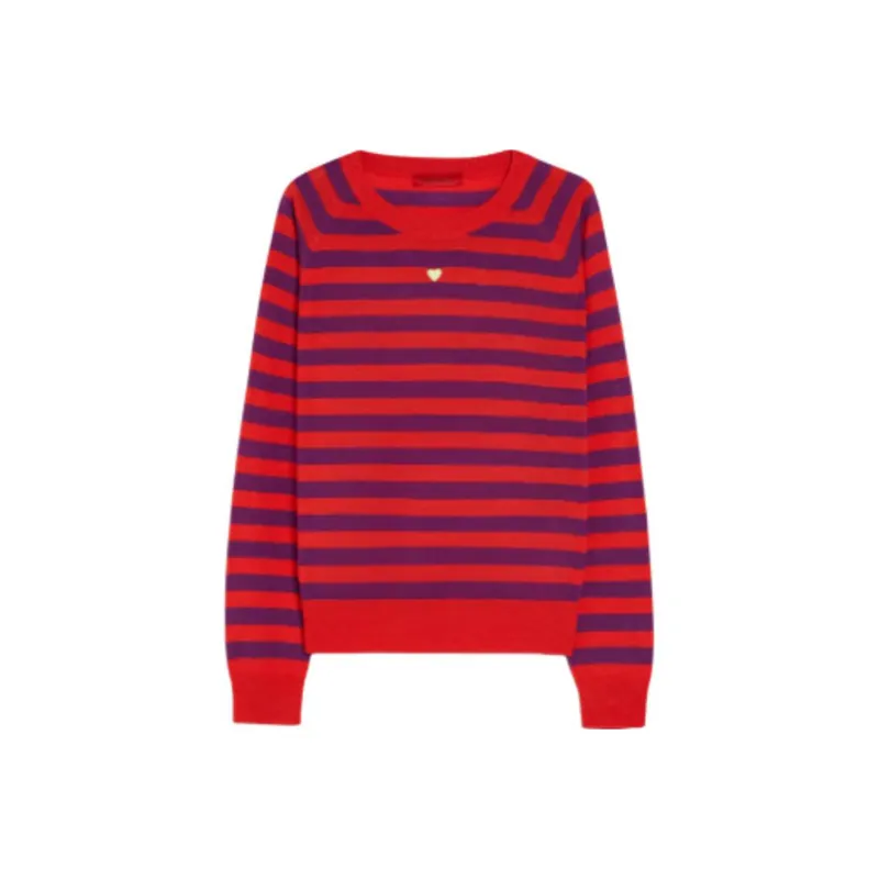 MAX&Co. Sweater Women's Red Blue Multicolor-0