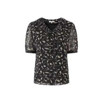 JZ Juzui T Shirt Women's Floral Black