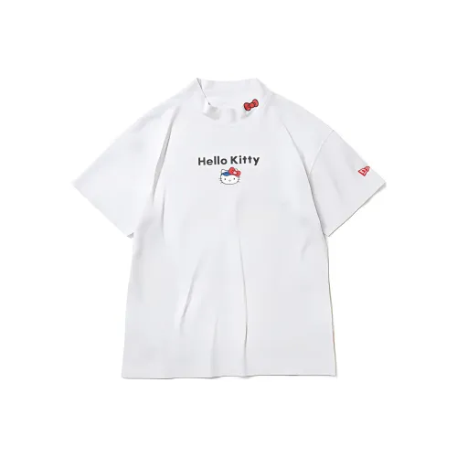 Hello Kitty X New Era T Shirts Women's White