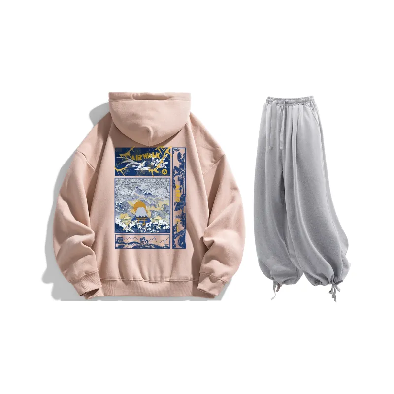 Airwalk Sweatshirt Sets Unisex-28
