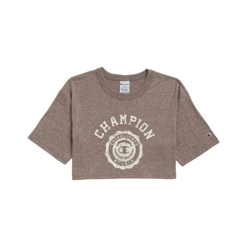 Champion Crop Tops Women's Brown Red