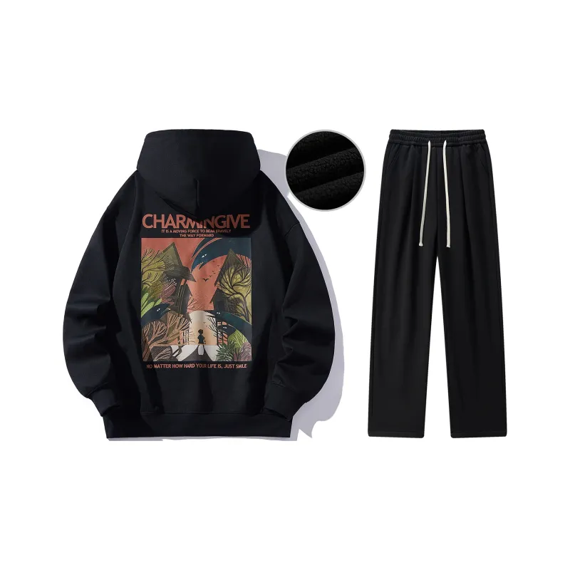 IVEIII Sweatshirt Sets Unisex-17