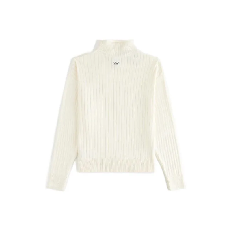 KITH Women's Liam Rollneck Sweater 'Sandrift'-0