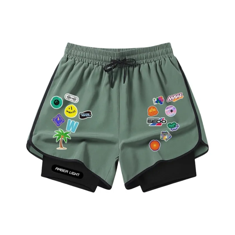 AMBER LIGHT Sports Shorts Unisex-7