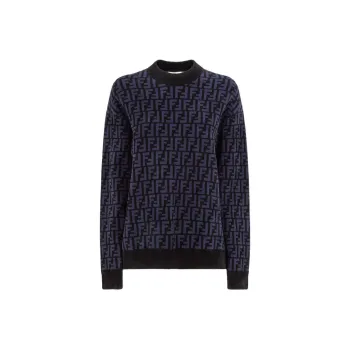 FENDI SS22 Sweater Women's Purple Blue