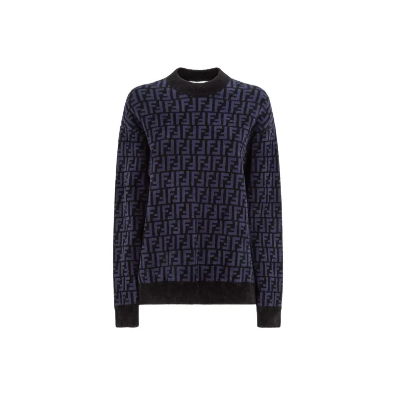 FENDI SS22 Sweater Women's Purple Blue-0