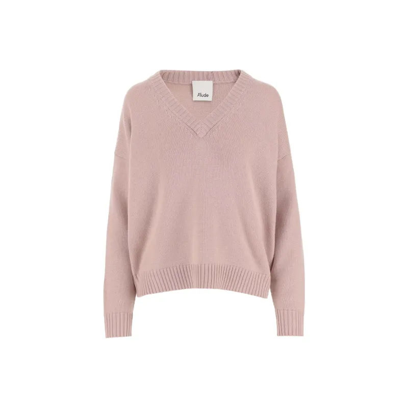 ALLUDE V-neck Sweater-0