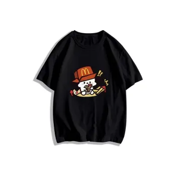 ABCMININ Drop Shoulder Sleeve T Shirt Unisex
