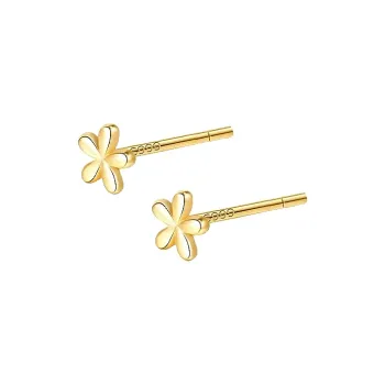 Daisy Dream 999 Fine Silver Stud Earrings Women's