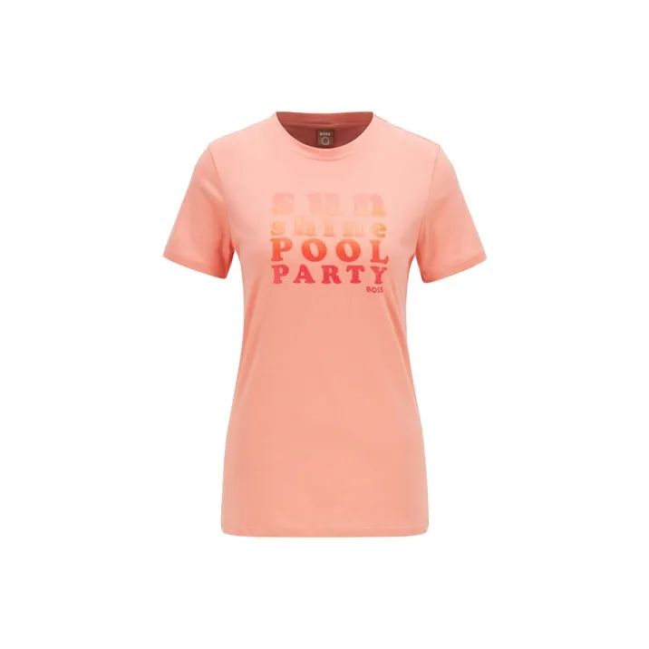 HUGO BOSS T-Shirts Women's Orange-0