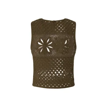 PINKO Crochet Vest