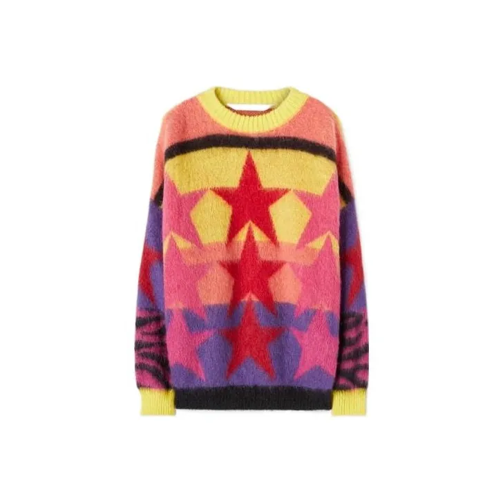PALM ANGELS Star Intarsia Crewneck Jumper-0