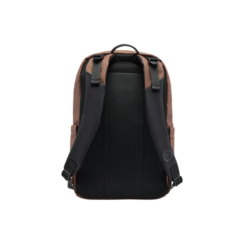 LiNing Polyurethane Backpack Regular Unisex Umber & Black-3