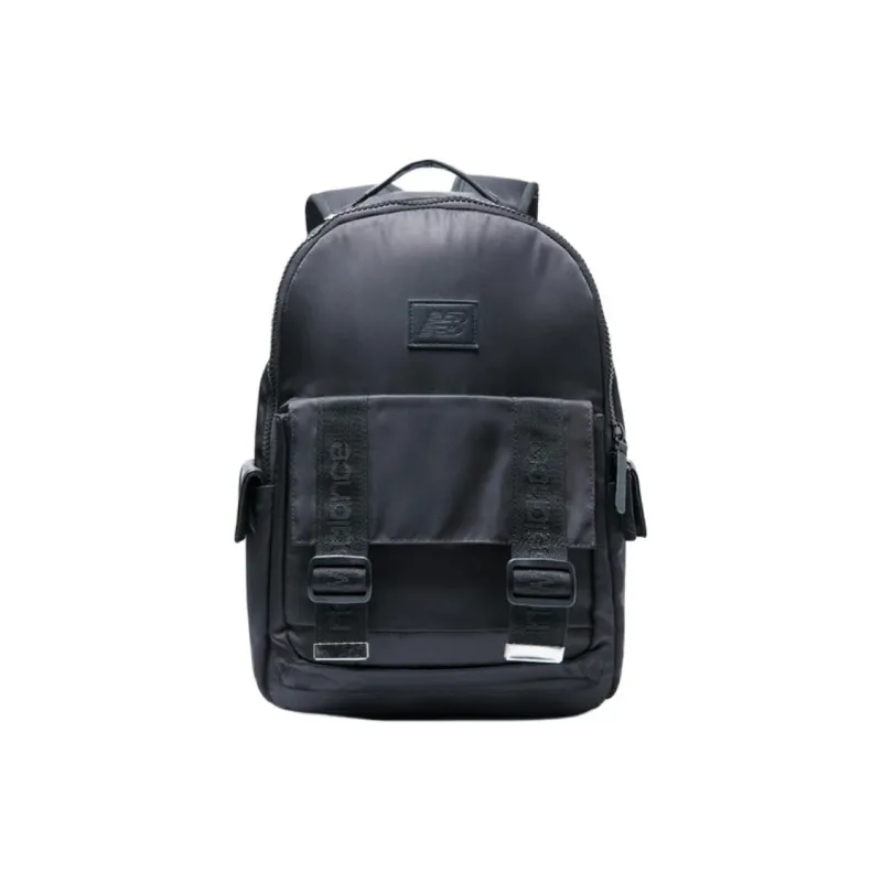 New Balance Artificial Leather Backpack Regular Unisex Black-0