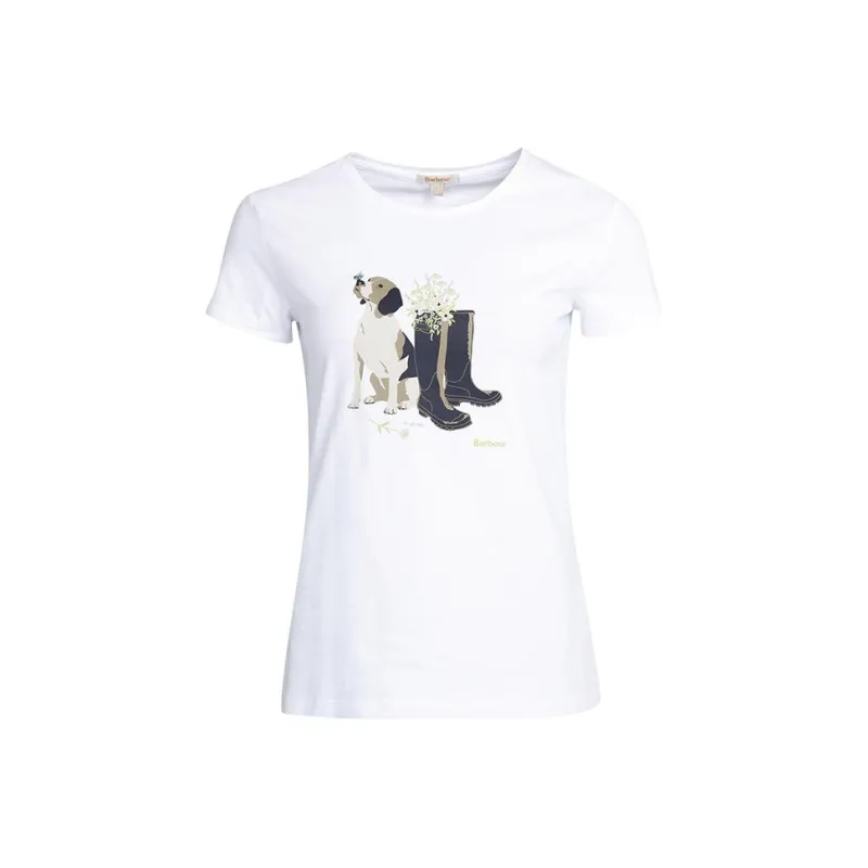 BARBOUR T-Shirts Women's White-0
