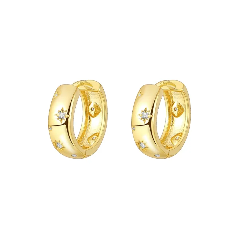 CENTURY&KINDLE S925 Silver Earrings Women's-5