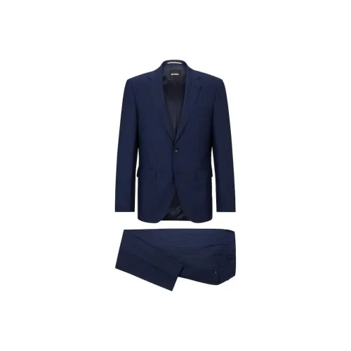 HUGO BOSS Business Suit Men's Blue