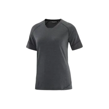 SALOMON T Shirt Women's Dark Gray