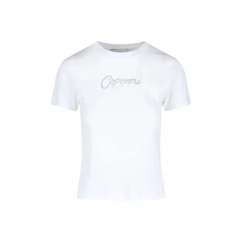 COPERNI Crystal Embellished logo T shirt-0