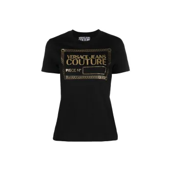 VERSACE JEANS COUTURE T Shirts Women's Black