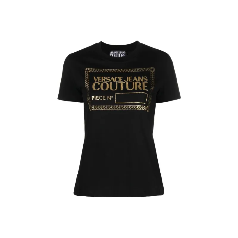 VERSACE JEANS COUTURE T Shirts Women's Black-0