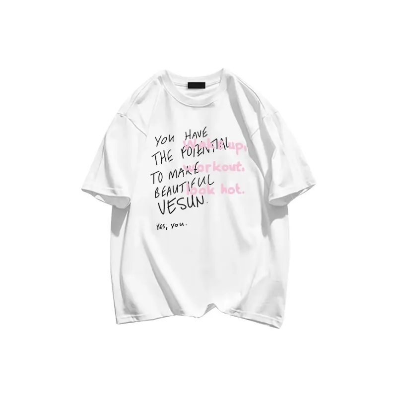 Cotton shopping T Shirts Unisex-0